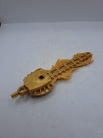 LEGO Bionicle - Inika NOT WORKING Flame Sword Gold Part # 55824c01 From 8727 