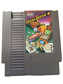Nintendo - Vegas Dream (Tested & Guaranteed) - NES Casino Game With Dust Cover