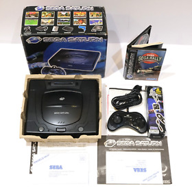 Sega Saturn Console MK2 Boxed With Inserts & Manuals PAL Excellent Condition