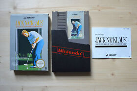 NES - Jack Nicklaus' Greatest Championship Golf - (IMBALLO ORIGINALE, con istruzioni)