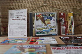 Pro Yakyuu team mo Tsukurou! Complete Set! Sega Saturn SS Japan VG+!