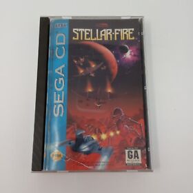 Stellar-Fire (Sega CD, 1993) Game Case & Manual 