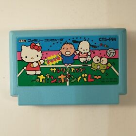 Sanrio Cup Pon Pon Volley (Nintendo Famicom FC NES, 1992) Japan Import