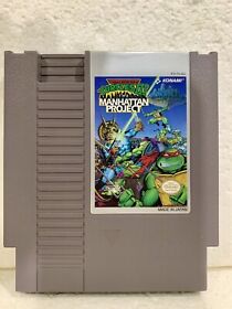 NES: TMNT III: Manhattan Project vintage game pak Teenage Mutant Ninja Turtles