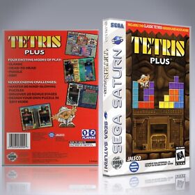 Sega Saturn Custom Case - NO GAME - Tetris Plus