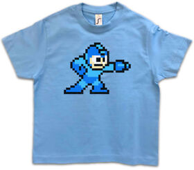 MEGA BOY Kids Boys T-Shirt Man Game 16 Bit Retro Video Game Console Konsole NES