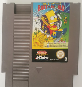 The Simpsons Bart vs the World Nintendo NES gebr [Gut]