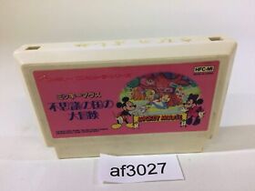 af3027 Mickey Mouse Fushigi no Kuni no Daibouken NES Famicom Japan