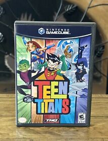 Teen Titans (Nintendo GameCube) *Clean Disc* New Cover Art - Tested - Works Look