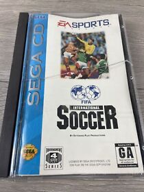 🔥 FIFA International Soccer  🔥 Sega CD CIB Complete Case Manual CD Authentic