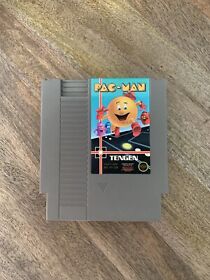 Pac-Man (Nintendo Entertainment System, 1990) NES Tengen Gray Tested Works Well