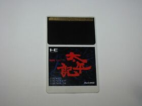 NHK Taiga Drama Taiheiki PC Engine HuCard Japan import card only US Seller