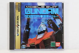 Mobile Suit Gundam Side Story 1 Sega Saturn SS Japan Import US Seller G620 RARE