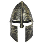 US Unisex Roman Warrior Helmet Halloween Spartan Helmet Medieval Cosplay Costume