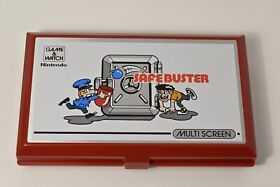 Vintage Nintendo Game And Watch electronic console Safebuster Game 1988