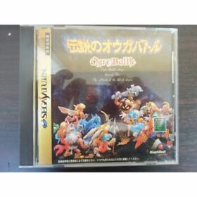 Legendary Ogre Battle Sega Saturn Software SS Retro Game NTSC-J Used from Japan