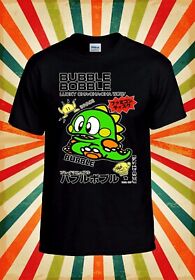 Bubble Bobble Famicom Japanese Poster Men Women Unisex Baseball T Shirt Top 2916
