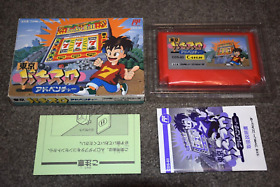 Tokyo Pachi Slot Adventure Famicom FC Coconuts Dream Japan NES US Seller! CIB