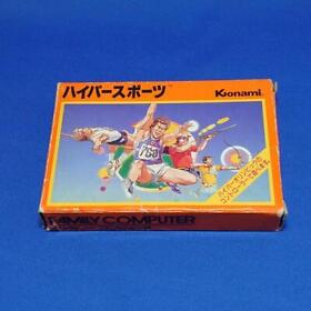 Used Konami 1985 Hyper Sports Nintendo Famicom NES FC Sports Japanese Retro Game