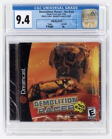 Demolition Racer No Exit Sega Dreamcast Sealed Graded CGC 9.4 A+ NOT WATA VGA