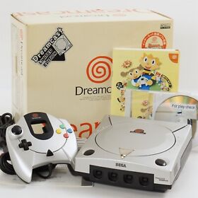Dreamcast Metallic Silver Console Limited Tested system FREE SHIPPING Sega 1326