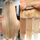 Clip In Human Hair Extensions 8 Pcs Full Head 100% Remy Real Russian Hair Blonde