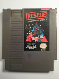 Authentic Nintendo NES Rescue The Embassy Mission Game Tested and Working 