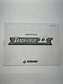NES Track & Field ll Manual / Authentic - Track And Field 2