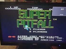 Nintendo NES Game Super Pitfall 1985 Working