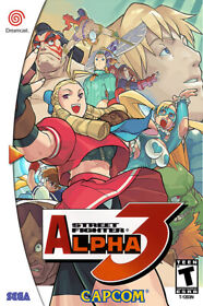Street Fighter Alpha 3 Sega Dreamcast BOX ART POSTER MADE IN USA - SDC120