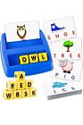 Spelling Flash Card Matching Letter Word Game Kindergarten EducationalToy ABC
