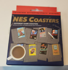 Nintendo NES Classic Video Game Cartridge COASTERS Mario Donkey Kong Zelda 