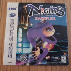 Nights Into Dreams Sampler Demo Disc Sega Saturn