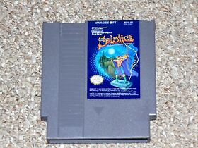 Solstice: The Quest for the Staff of Demnos Nintendo NES Cartridge