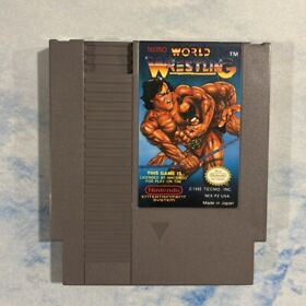 Tecmo World Wrestling Nintendo NES  Tested Authentic Professionally Cleaned