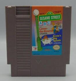 Sesame Street ABC A B C Letter-Go-Round (Nintendo NES, 1989) Cartridge Only NES