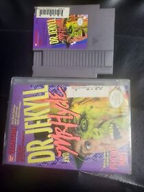 DR JEKYLL & MR HYDE NES / GAME ONLY WITH ARTWORK IN THICK PLASTIC CASE