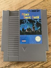 Milon's Secret Castle - Nintendo NES Game, 1988 - W/ Case! Great Condition!
