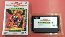 Pony Canyon AD&D Dragons of Flame Nintendo Famicom NES Retro Game Japan 240126