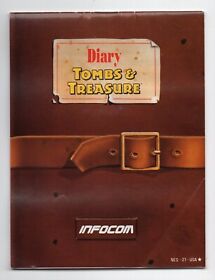 Tombs & Treasure Diary NES Nintendo Instruction Booklet Manual NES-2T-USA