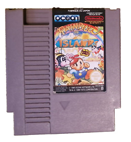 Rainbow Island - Bubble Bobble 2, Original NES Spiel Modul, PAL B, FRA