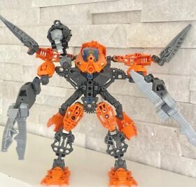 Bionicle Pohatu 8687 & Photok 8946 Set with 4 Zamor Spheres. Rare & Complete.