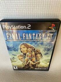 Final Fantasy XII (Sony PlayStation 2, 2006) Complete PS2