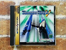 Thunder Force V 5 Sega Saturn SS Japan JP Game w/manual Tested Fast Shipping