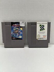 Pipe Dream And Rollergames Nintendo NES 2 Game Lot, UNTESTED - READ