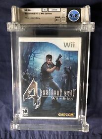 Resident Evil 4 Nintendo Wii Brand New Factory Sealed Wata 9.8 A++, not VGA