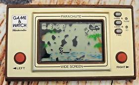 Nintendo Game & Watch Parachute 1981 TESTED AND WORKS (INK BLEED) + BATTERIES