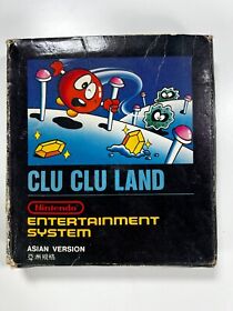 Clu Clu land  -    ASI ASIAN Version  - Nintendo NES