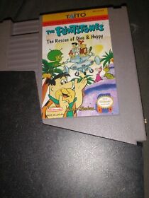 Juego Vintage Nintendo NES The Flintstones The Rescue Of Dino & Hoppy Limpiado