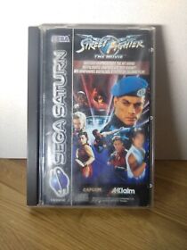 Sega Saturn Street Fighter The Movie PAL Real Battle On Film CD Excellent Condit